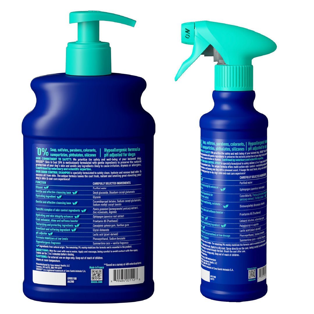 DOUXO Skin & Coat SPA Odor Control Spray & DOUXO Skin & Coat SPA Odor Control Shampoo Bundle - Image 2