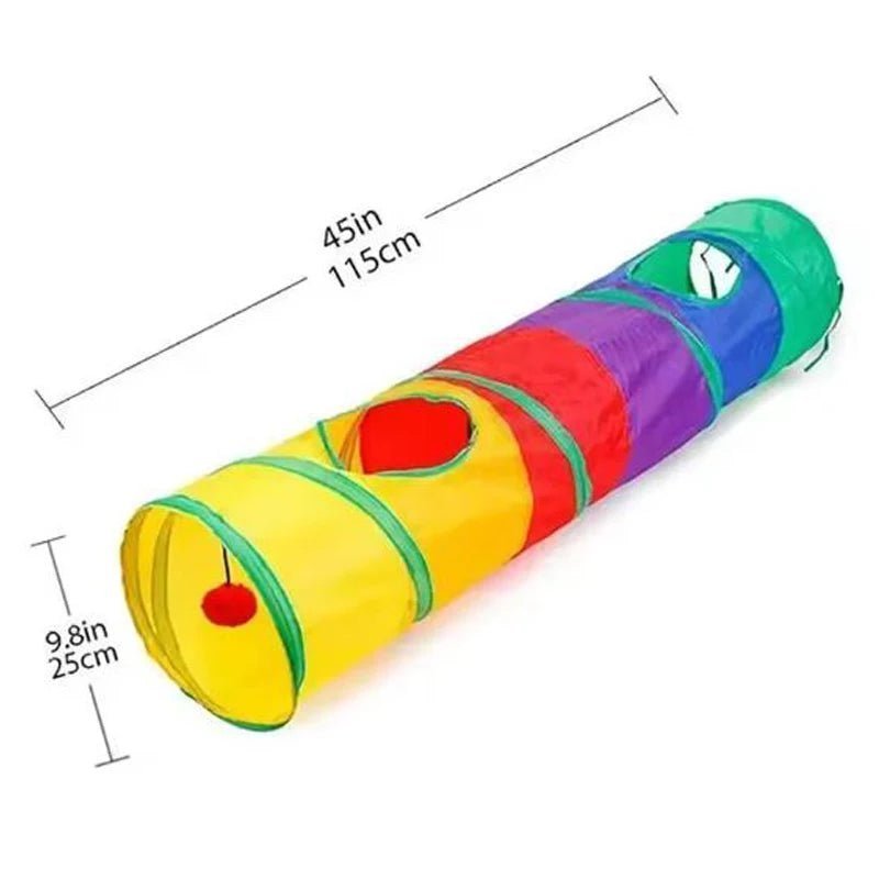 Collapsible Cat Tunnel Toy - Image 8