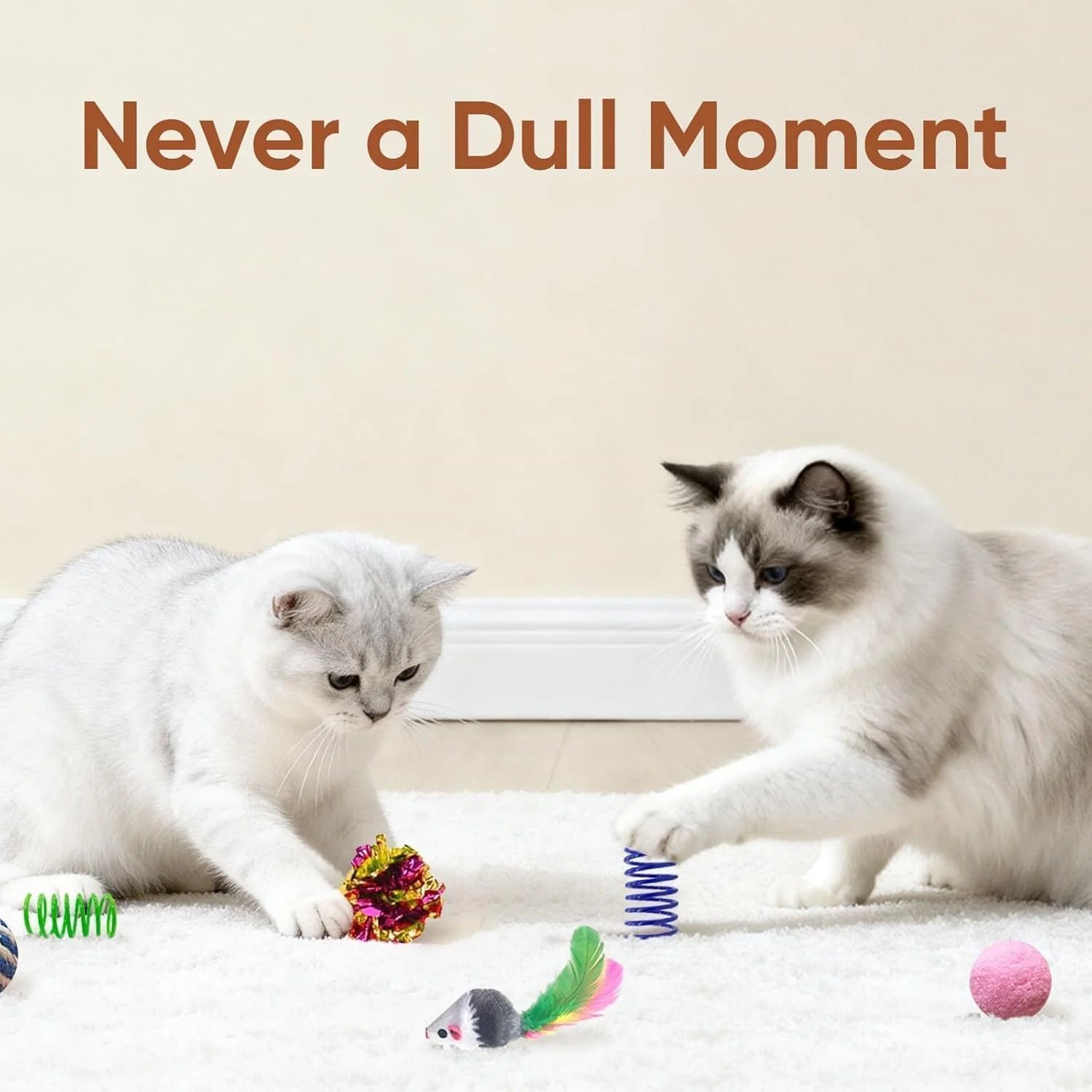 Cat Toy Set, 35 Pieces - Image 3