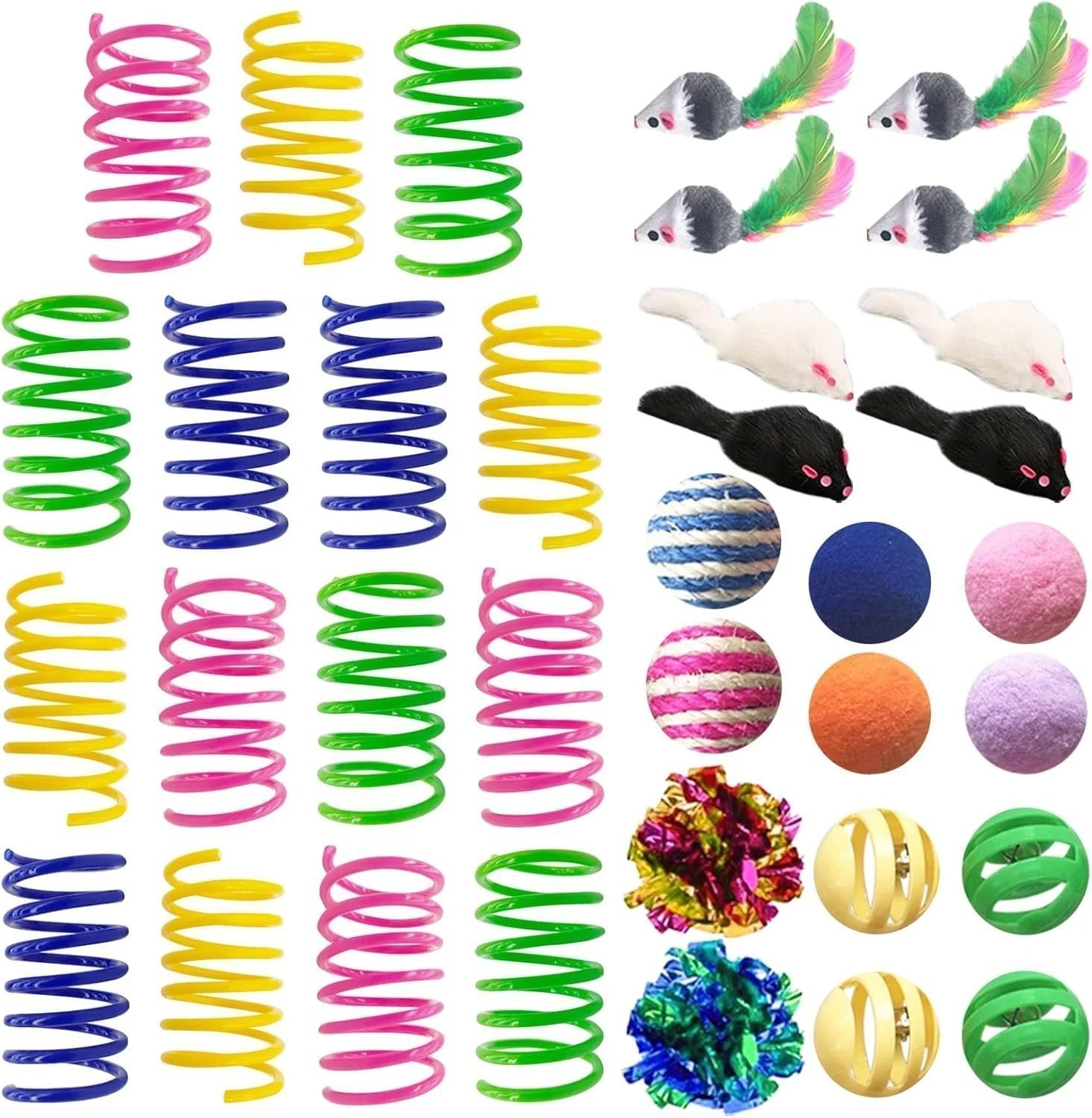 Cat Toy Set, 35 Pieces - Image 4