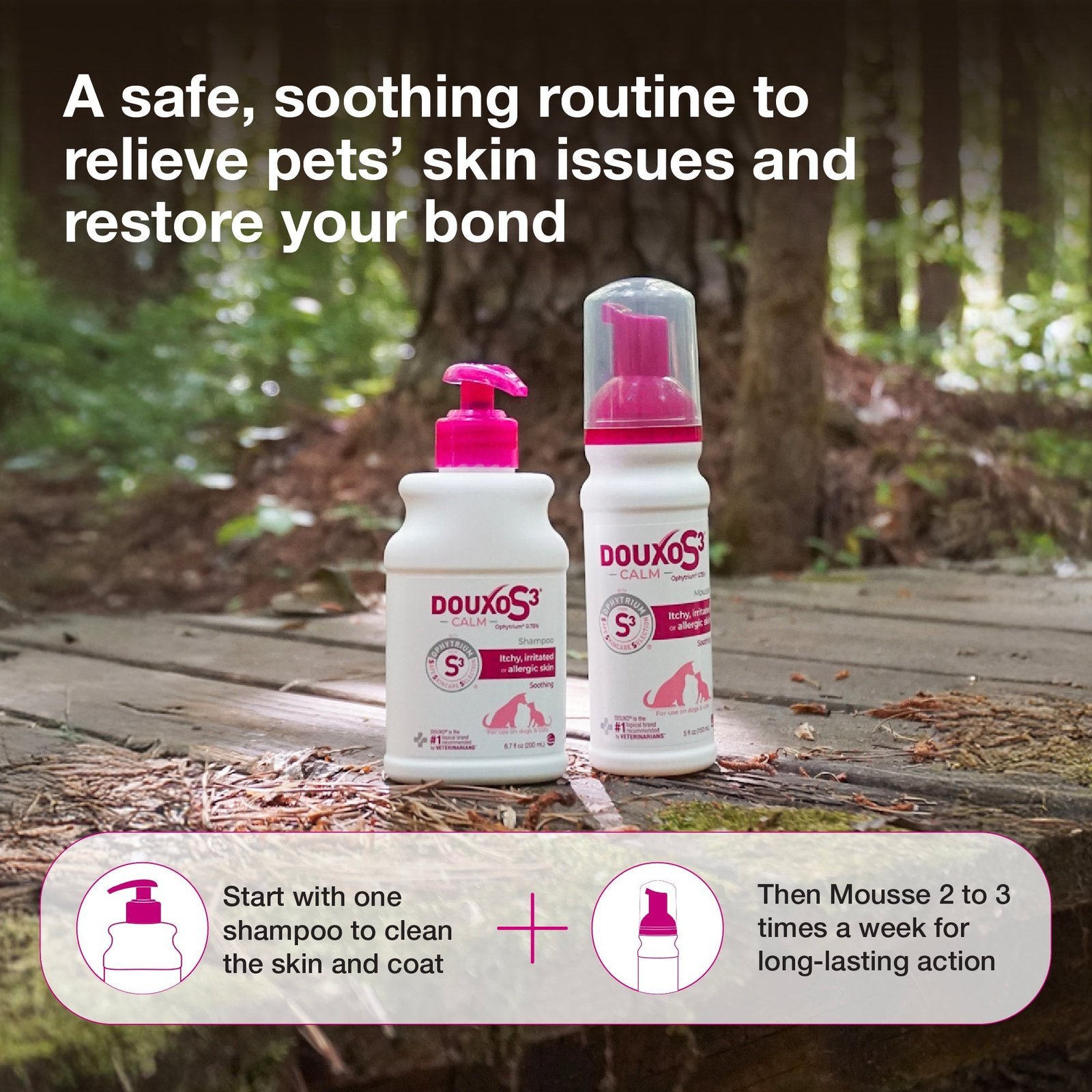 DOUXO S3 CALM Shampoo & DOUXO S3 CALM Mousse Bundle - Image 6