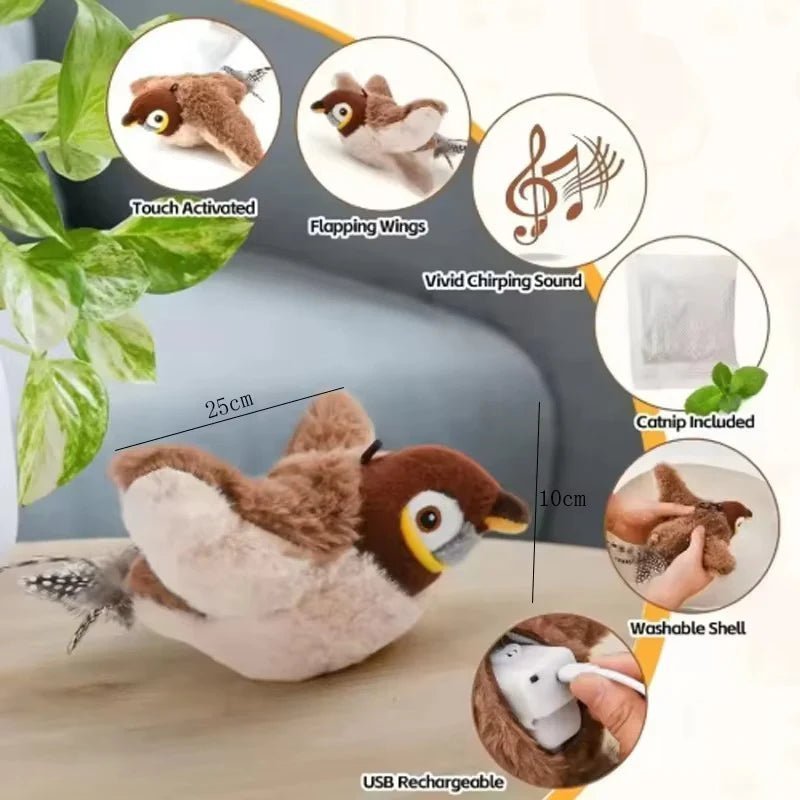 Chirping Bird Cat Toy - Image 4