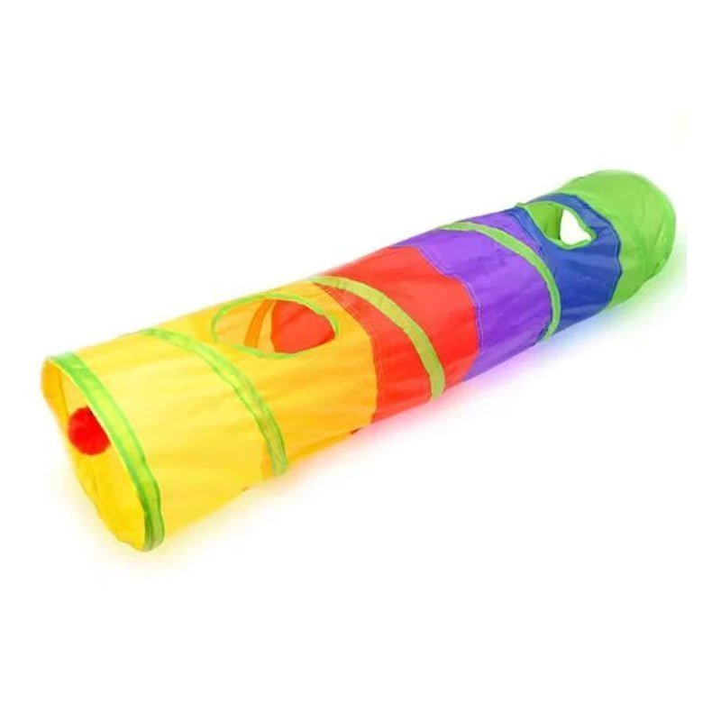 Collapsible Cat Tunnel Toy - Image 2