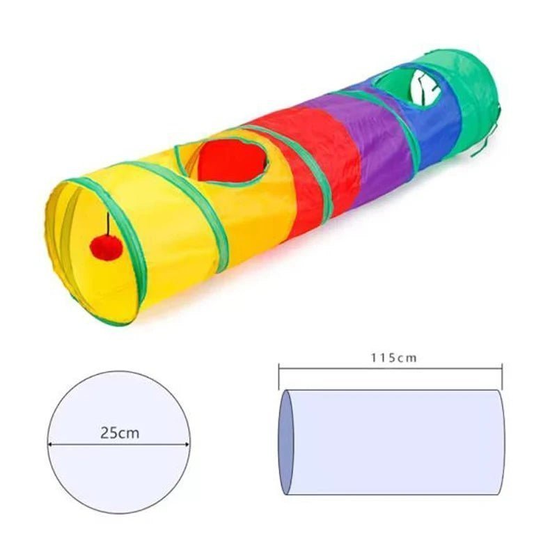 Collapsible Cat Tunnel Toy - Image 7