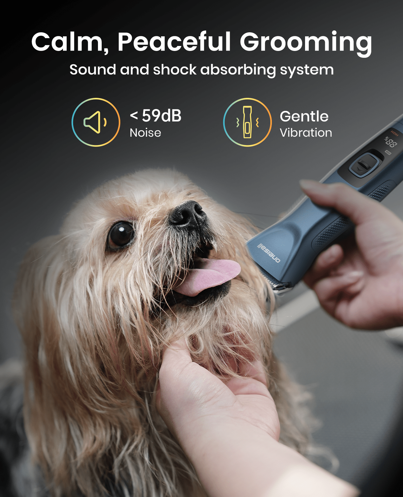 Oneisall Cordless Professional Dog Grooming Clippers Upgrade - Image 5